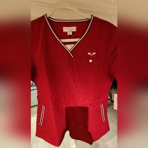 Koi scrub top medium women's